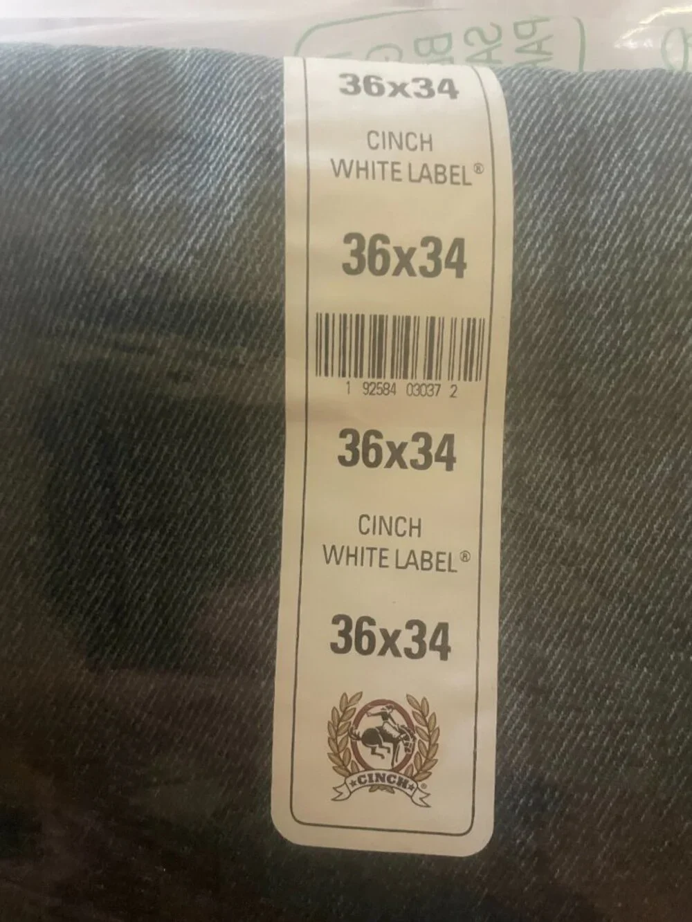 Cinch White Label Men's Relaxed Fit Dark Wash Jeans 36x34